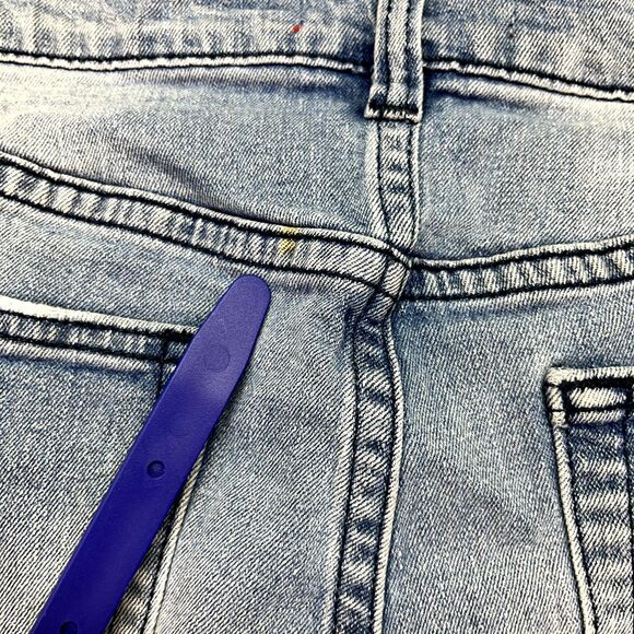 MBX Jeans Mens Blue‎ Dark Washed Slim Fit Straight Leg Casual Jeans Tag 32x32 - Picture 16 of 16